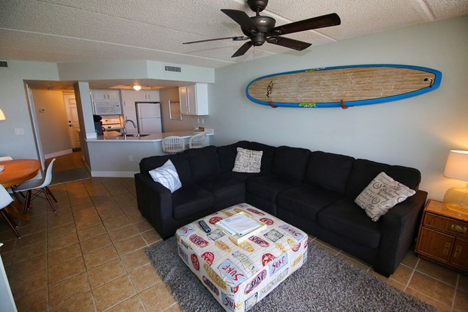 Living Room and Kitchen bar